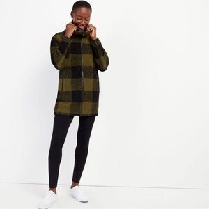 ROOTS-Wool Blend Seymour Plaid Winter Shacket/Jacket (Size:XS)